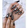 Kép 3/3 - Diamond Nails Gél Lakk - Fixálásmentes fedő gél lakk - ezüst csillámos 7ml