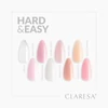 Kép 4/5 - Claresa Hard&Easy  Builder Gel Milky White 12g tejfehér építőzselé