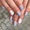 Kép 4/5 - Diamond Nails gél lakk DN057 Gyöngyház ezüst 7ml