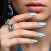 Kép 5/5 - Diamond Nails gél lakk DN292 selymes kék 7ml Hema mentes