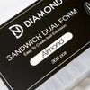 Kép 1/5 - Diamond Nails Reverse Tip  Sandwich Dual Form - mandula forma