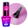 Kép 2/6 - MollyLac Rubber Base 2in1 Up&Colour Light Purple HEMA/Di-HEMA Free 10g nr8