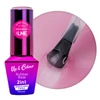 Kép 2/6 - MollyLac Rubber Base 2in1 Up&Colour Candy Blush HEMA/Di-HEMA Free 10g nr8