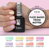 Kép 2/2 - Moyra Lakkzselé Flexi Base – Fresh Mint