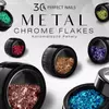 Kép 4/4 - Perfect Nails Metal Chrome Flakes - Körömdíszítő Pehely - Zöld