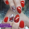 Kép 2/2 - Perfect Nails Metal Chrome Flakes - Piros (Sugar Love)