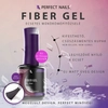 Kép 4/4 - Perfect Nails Fiber Vitamin Gel - Üvegszálas Alapzselé 15ml - Pinky Clear - Rózsaszín