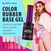 Kép 3/7 - Perfect Nails  Color Rubber Base Gel - Színezett Alapzselé 4ml - Strawberry