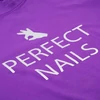 Kép 3/3 - Perfect Nails - Metál Logós Lila Póló M