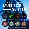 Kép 7/7 - Perfect Nails Körömdíszítő Glitter - Multisize - #12