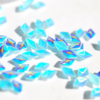Kép 2/2 - Pearl 3D Gyémánt Flitter - kék G8