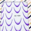 Kép 3/3 - Pearl nails Segédvonalas francia körömmatrica - Lila
