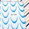 Kép 3/3 - Pearl nails Segédvonalas francia körömmatrica - Kék