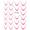 Kép 1/3 - Pearl nails Segédvonalas francia körömmatrica - Világos Rózsaszín