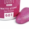 Kép 3/4 - Pearl Matte Stone 601 gél lakk - pink "Rubellit"