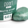 Kép 3/4 - Pearl Matte Stone 602 gél lakk - zöld "Krizopráz"