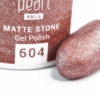 Kép 3/4 - Pearl Matte Stone 604 gél lakk - barna "Rodonit"