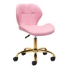 Kép 1/7 - Lilla Pink-Gold háttámlás munkaszék