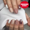 Kép 3/3 - Diamond Nails Gél Lakk 4ml -DN074 - Metál rosegold - Új ecsettel!