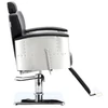 Kép 3/6 - Sawage Modus fodrászszék fekete-fehér 