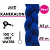 Kép 1/7 - Afro szintetikus 100% kanekalon haj 165g - Blue 