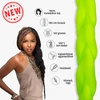 Kép 1/7 - Afro szintetikus 100% kanekalon haj 120g - neon zöld