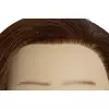 Kép 2/4 - L'Image Leoni modellező babafej 25cm természetes sötétszőke hajjal