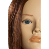 Kép 3/3 - L'Image Rita modellező babafej 30cm természetes sötétszőke hajjal