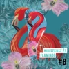 Kép 1/6 - Sibel flamingó mintás bontókefe - Hibiszkusz kollekció #B