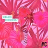 Kép 5/6 - Sibel flamingó mintás bontókefe - Hibiszkusz kollekció #B