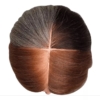 Kép 2/4 - Selina babafej Négy színű valódi hajjal 15-25cm