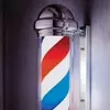 Kép 2/2 - Barber Classic világító oszlop fodrásszalonhoz