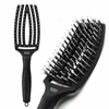 Kép 2/2 - Olivia Garden Fingerbrush M bontókefe fekete