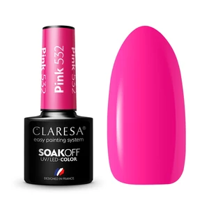 Claresa Pink 532 gél lakk 5g