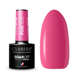 Claresa Pink 533 gél lakk 5g