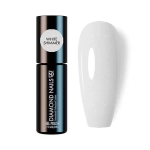 Diamond Nails Rubber Base gél white shimmer 7 ml Hema mentes