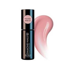 Diamond Nails PolyGel Base (Rózsaszín)  02 - 7ml - Hema mentes