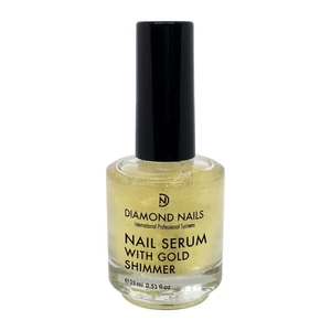 Diamond Nails Körömápoló szérum arany csillámos - teafa illattal 15ml