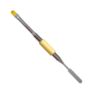 PolyGel ecset kétvégű - sárga