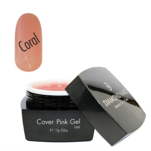 Diamond Nails Cover Pink Zselé 15g - Coral - körömágy hosszabbító zselé