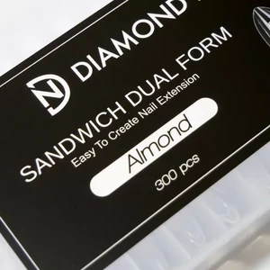 Diamond Nails Reverse Tip  Sandwich Dual Form - mandula forma