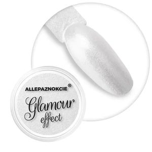 Allepaznokcie Glamour Effect Silver Nail Powder No. 1 Ezüst effekt díszítő por 1g