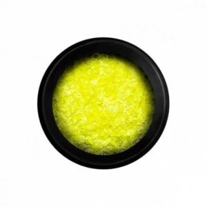 Perfect Nails Neon Flakes - Yellow