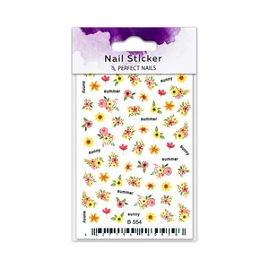 Perfect Nails Körömmatrica - 3D Sunny Flowers