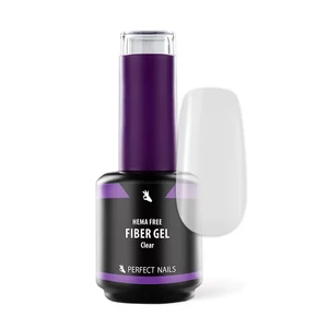 Perfect Nails Fiber Vitamin Base Gel - HEMA Free üvegszálas alapzselé - Clear 15ml