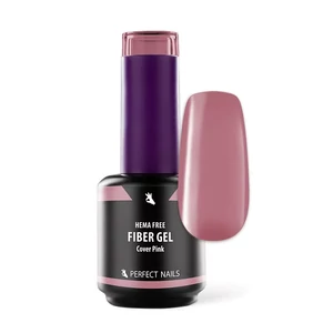 Perfect Nails Fiber Vitamin Base Gel - HEMA Free üvegszálas alapzselé - Cover Pink 15ml