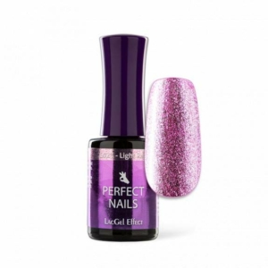 Perfect Nails LacGel Effect E023 Gél Lakk 8ml - Light Rose - Pink Diamond