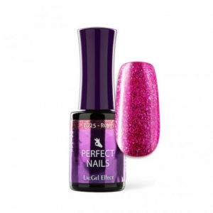 Perfect Nails LacGel Effect E025 Gél Lakk 8ml - Ruby - Pink Diamond