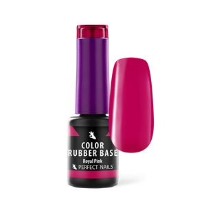 Perfect Nails  Color Rubber Base Gel - Színezett Alapzselé 4ml - Royal Pink