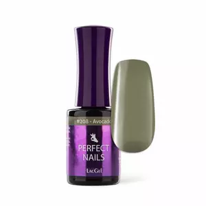 Perfect nails LacGel 208 Gél Lakk 8ml - Avocado - Creamy